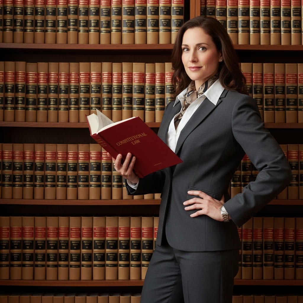 attorney standing bookshelf 39304805