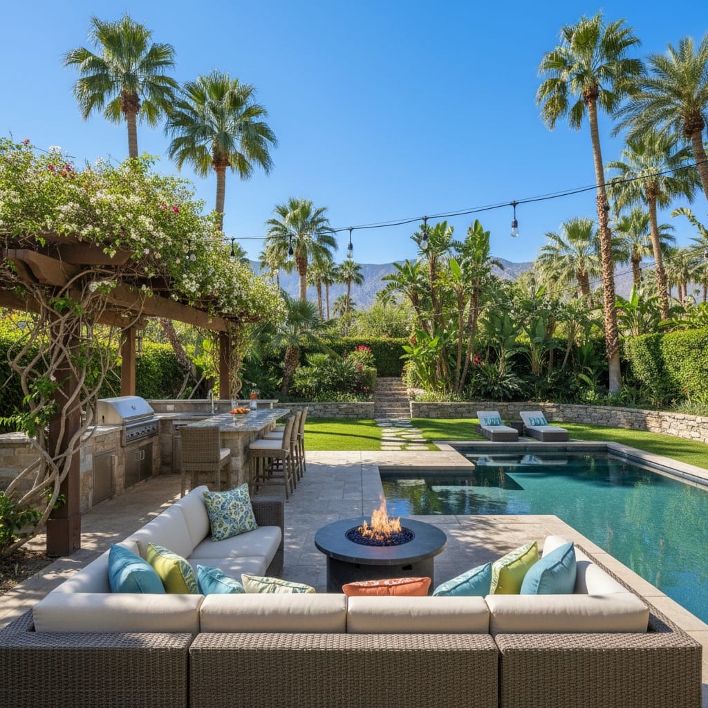 backyard outdoor space 49261018