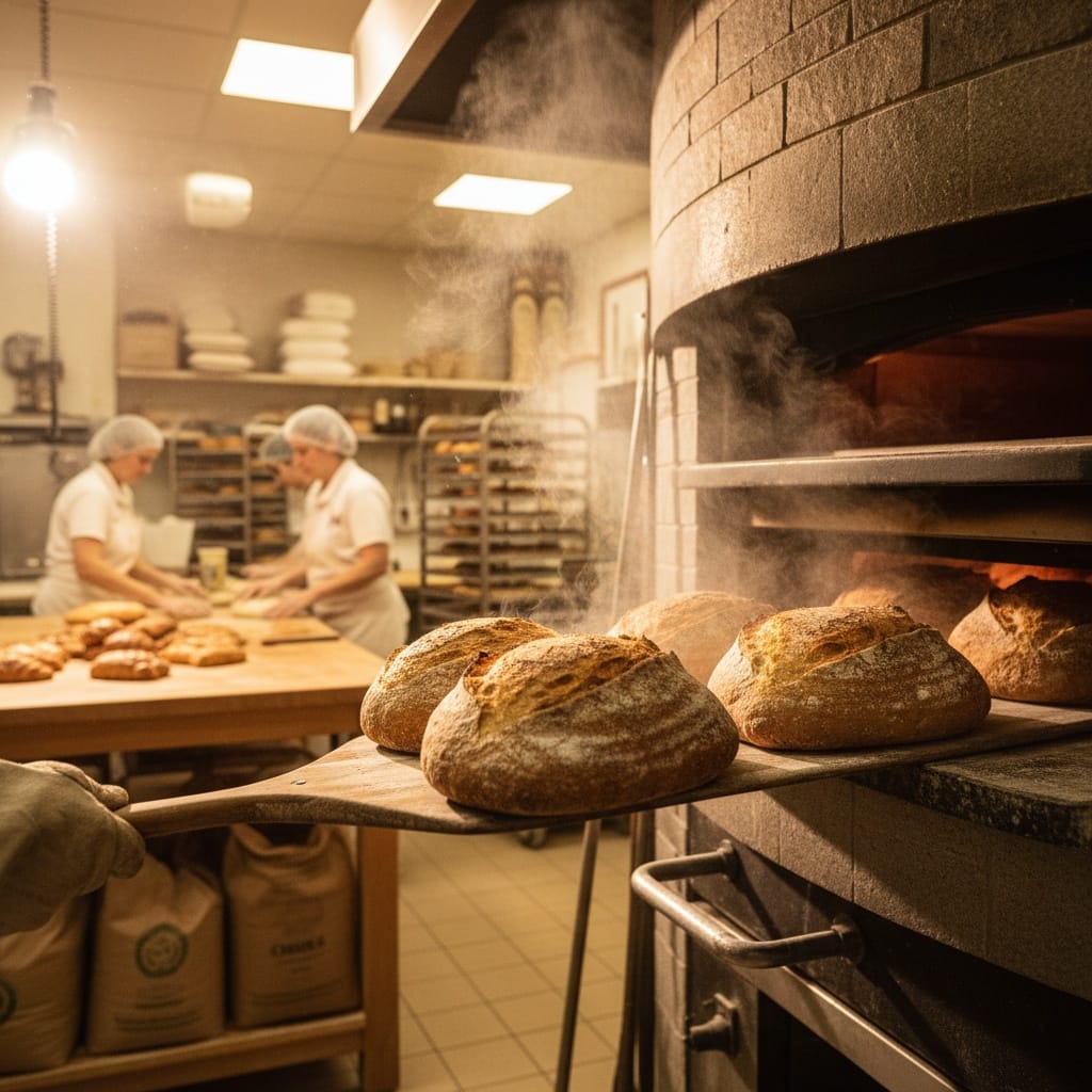 bakery kitchen action scene 96524804