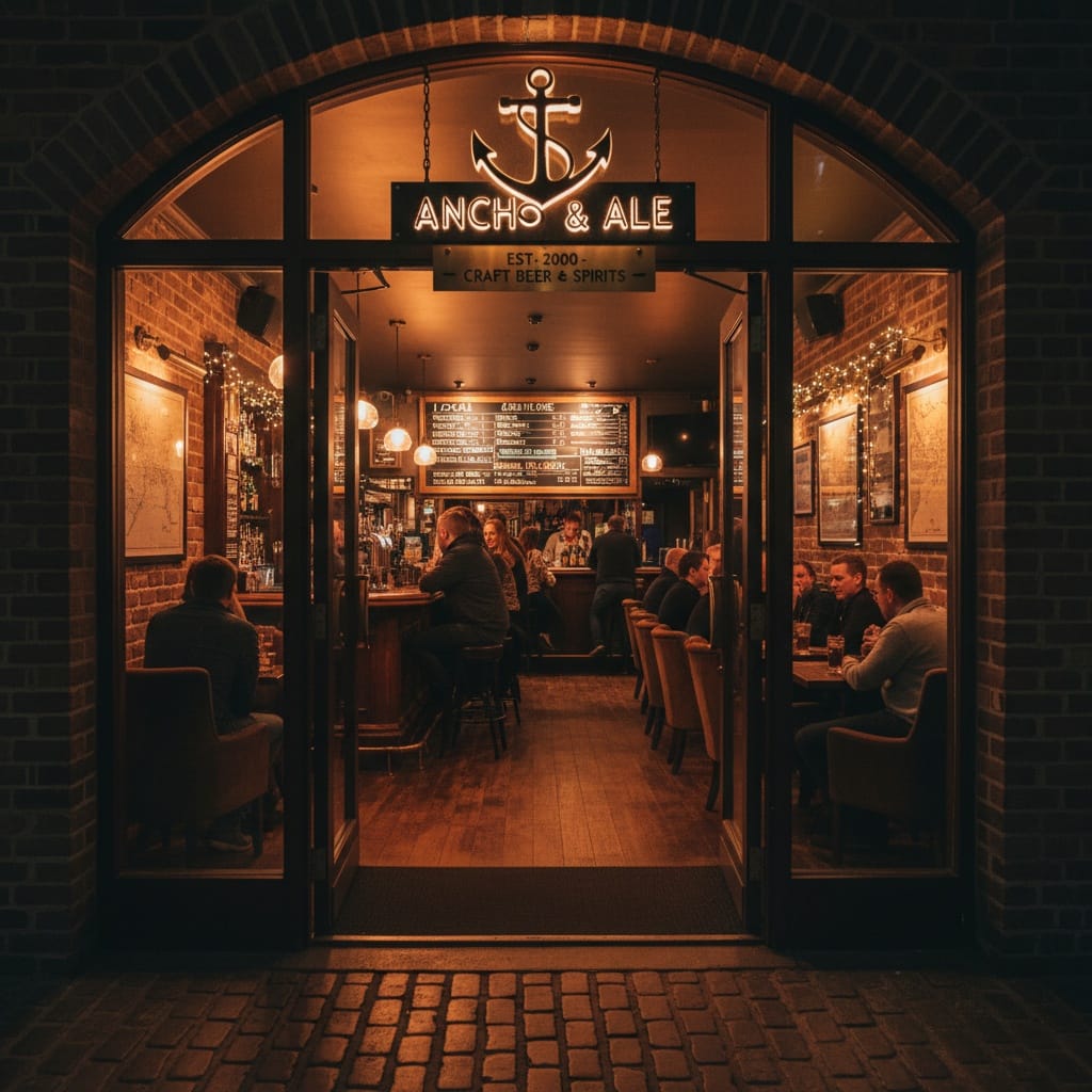 bar entrance welcoming 43461462