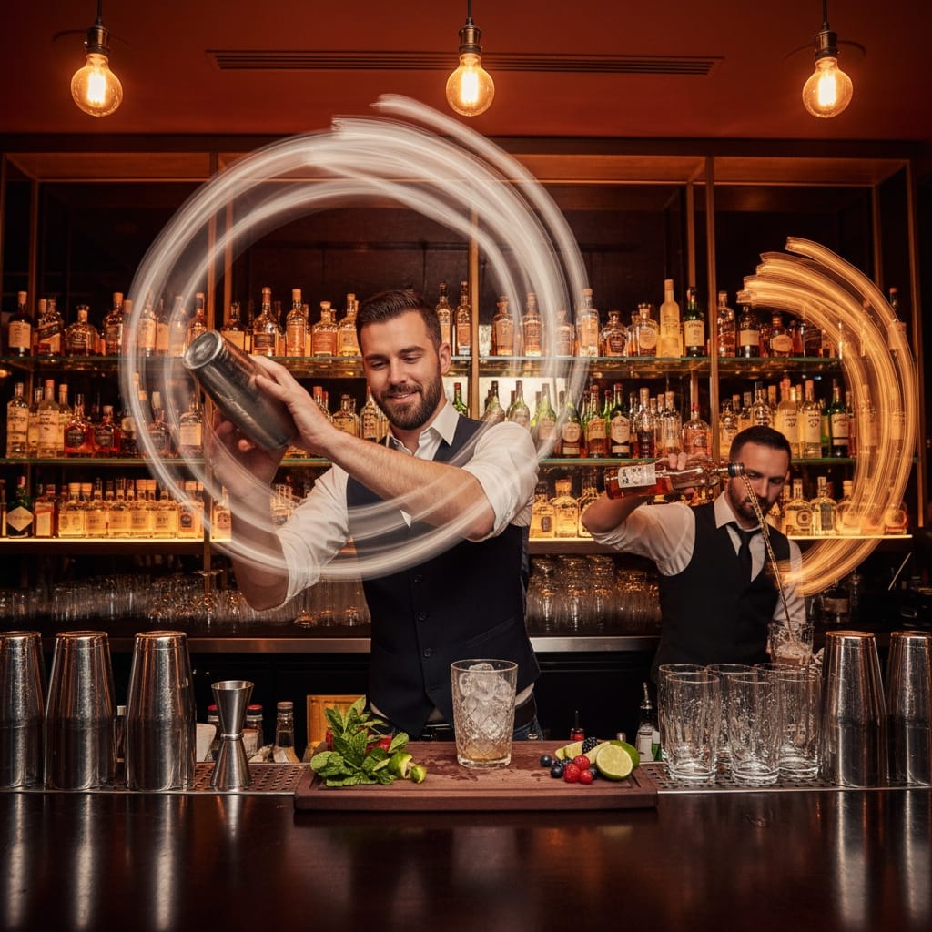 bartender action shot 21724808