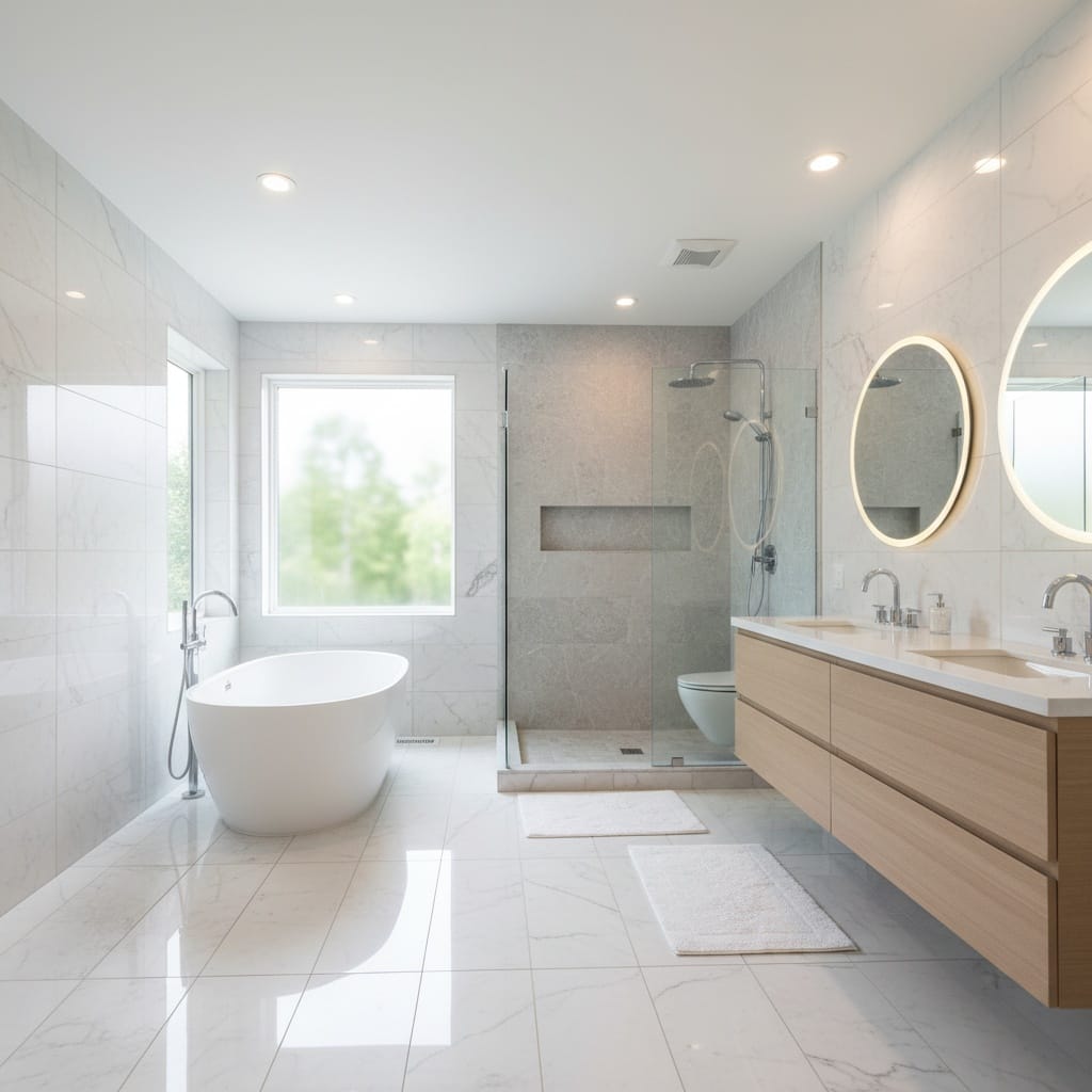 bathroom clean bright 25123529