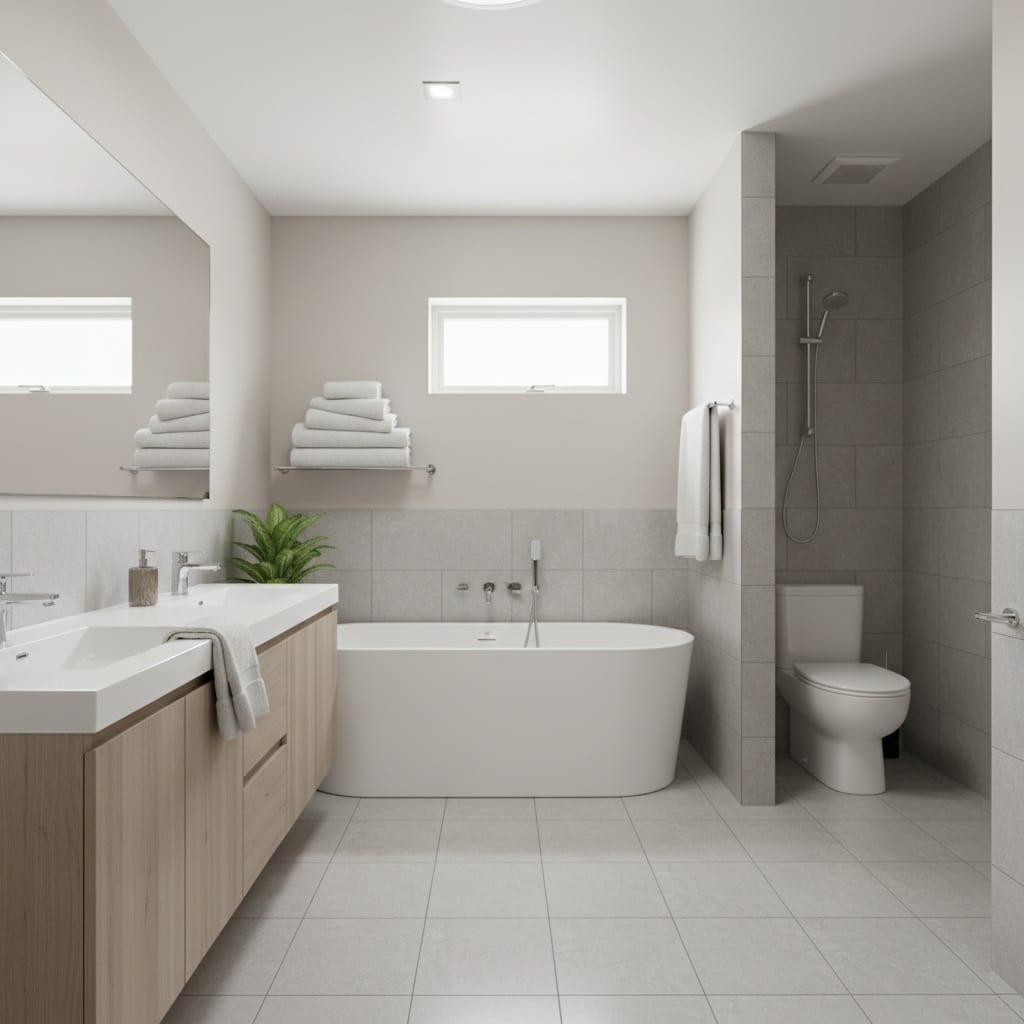 bathroom clean bright 31182218