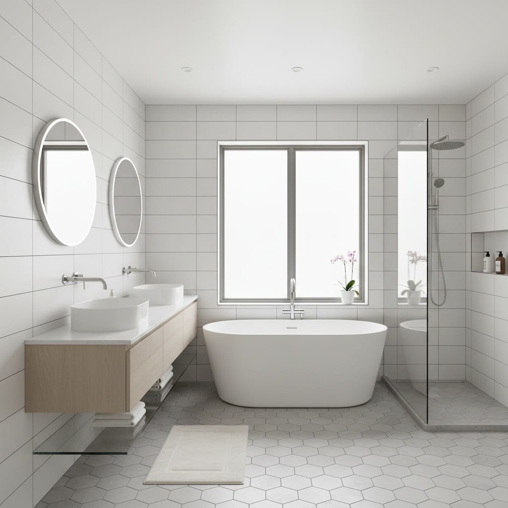 bathroom clean modern shot 87002309