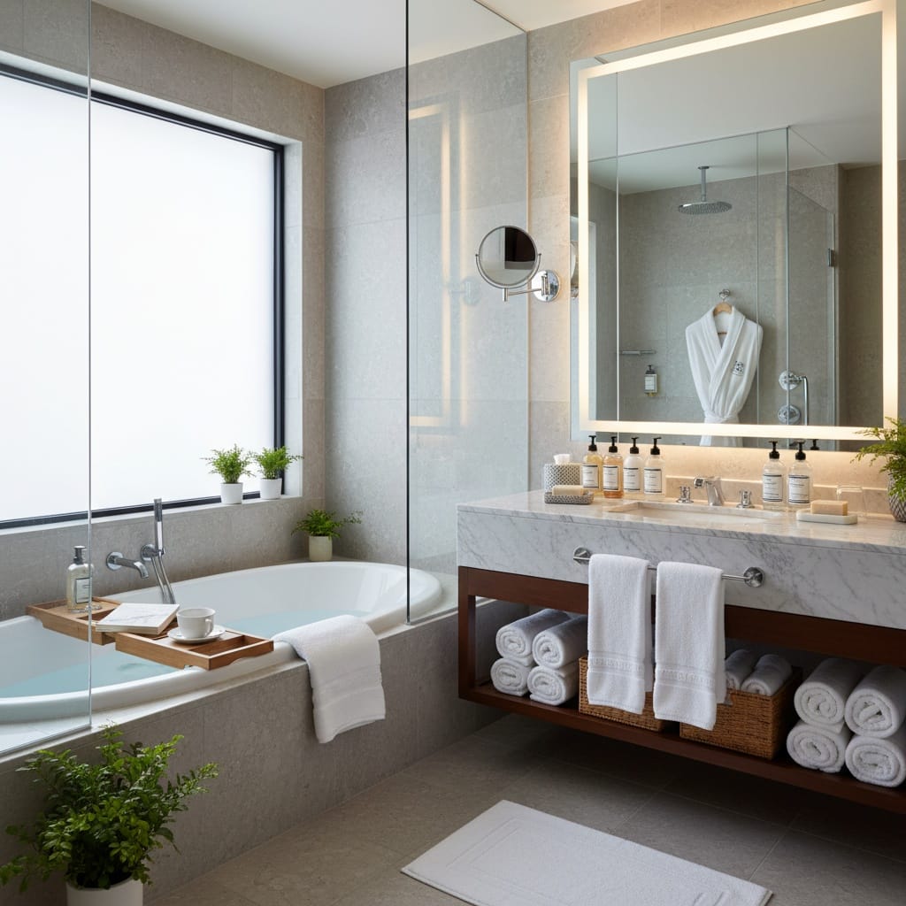bathroom spa like details 19999197