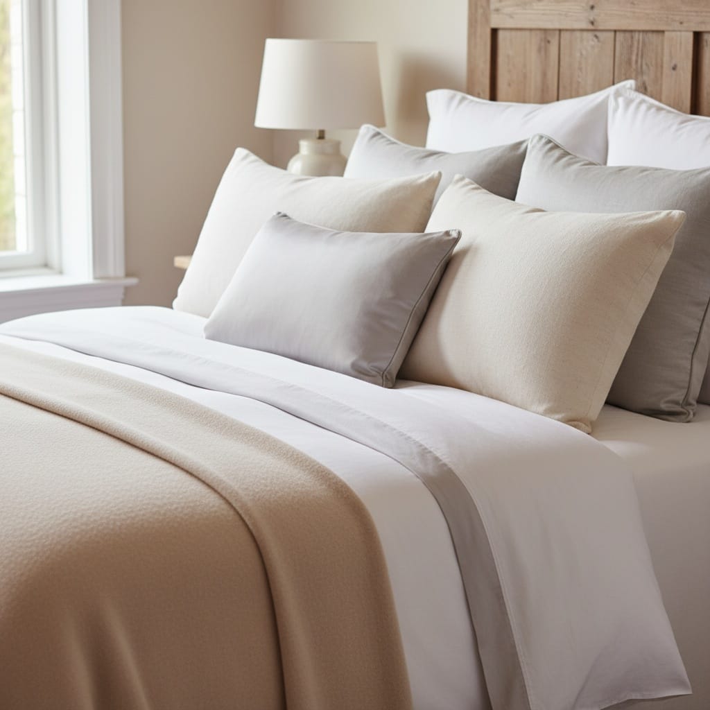 bed close up inviting 54608074