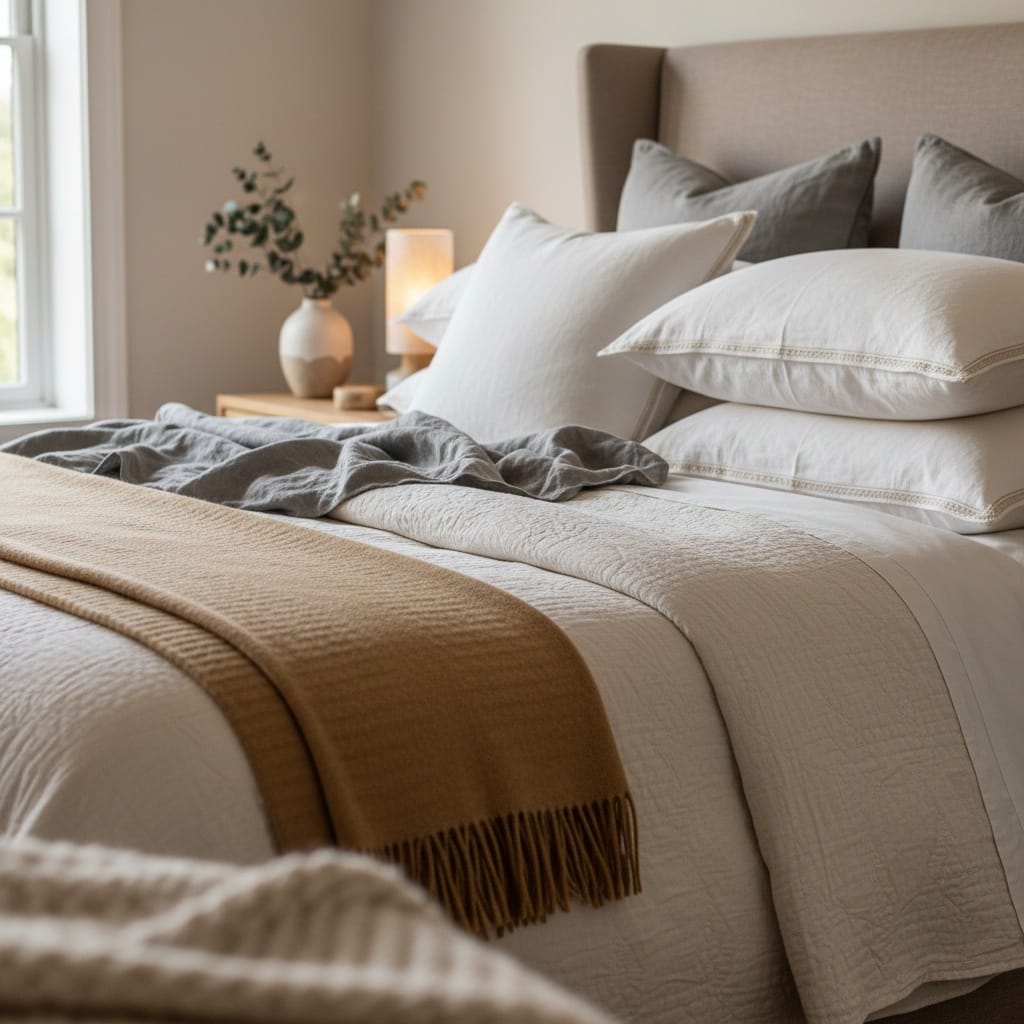 bedroom detail shot closeup 86891074