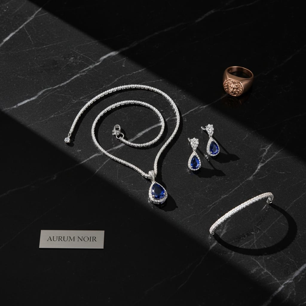 black marble luxury flat lay 50470162