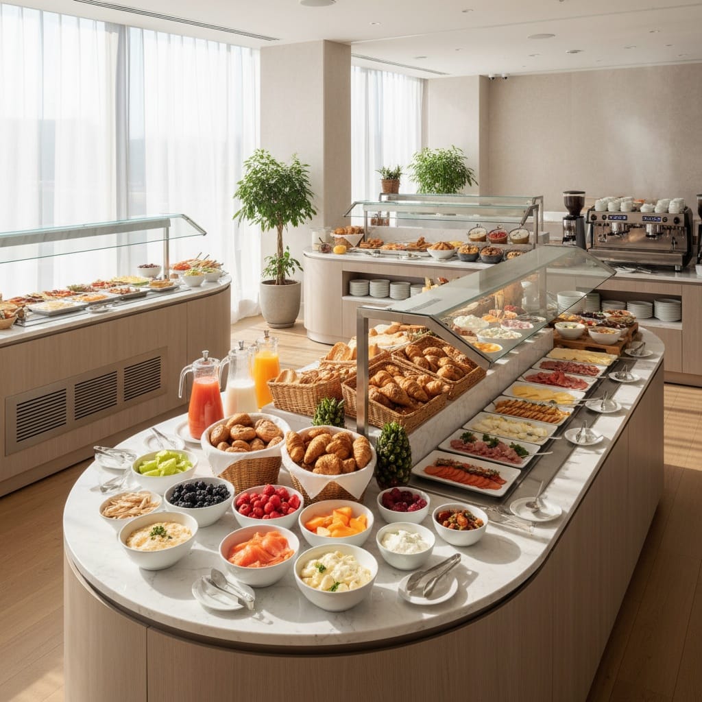 breakfast buffet spread 48548841