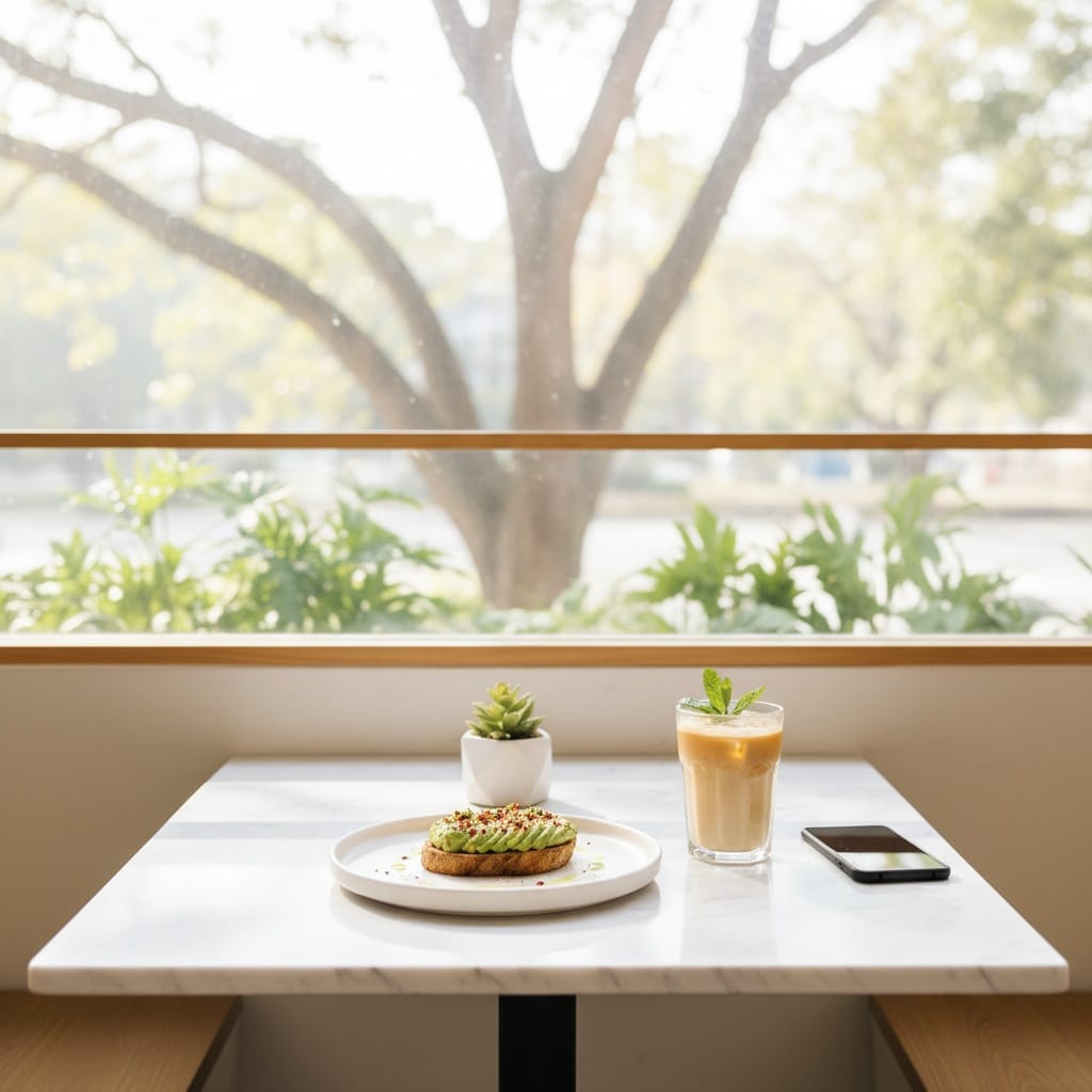 bright cafe natural light 44043122
