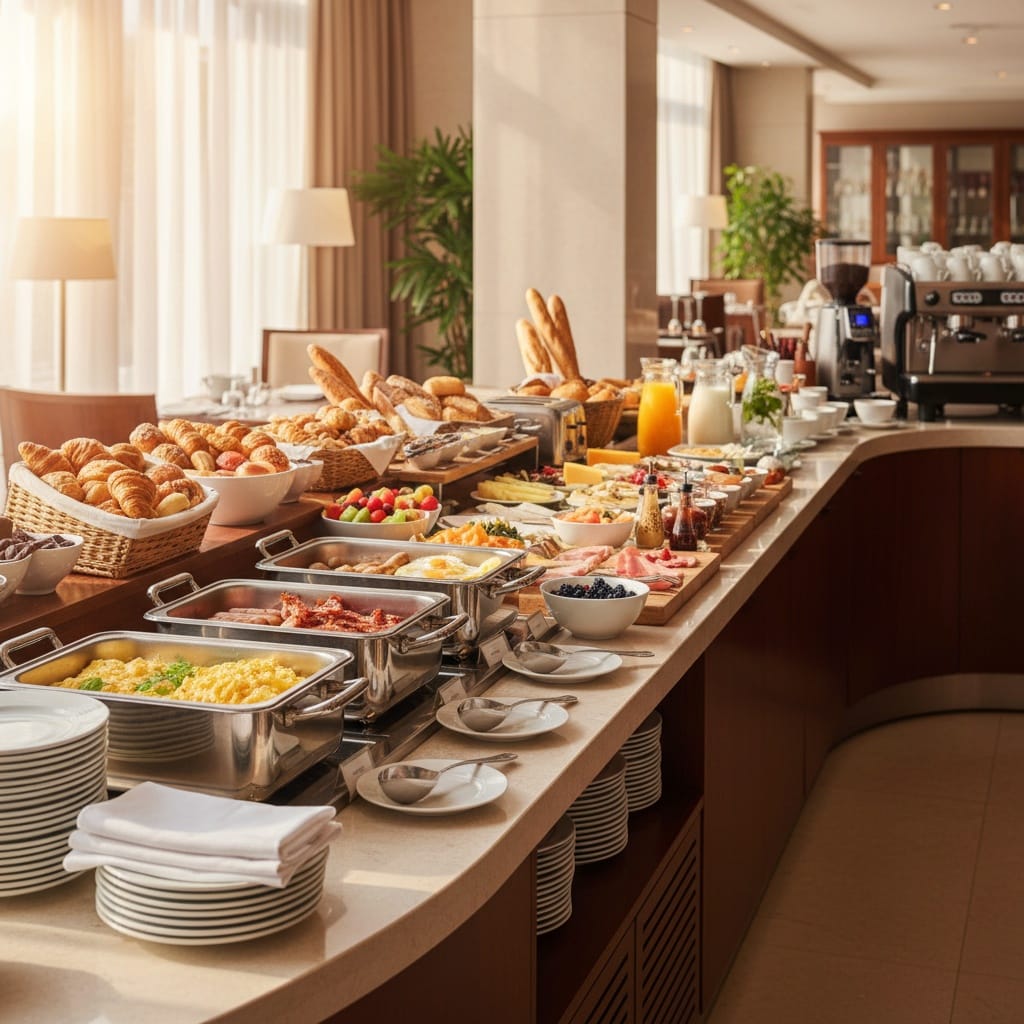 buffet guest perspective 49234415