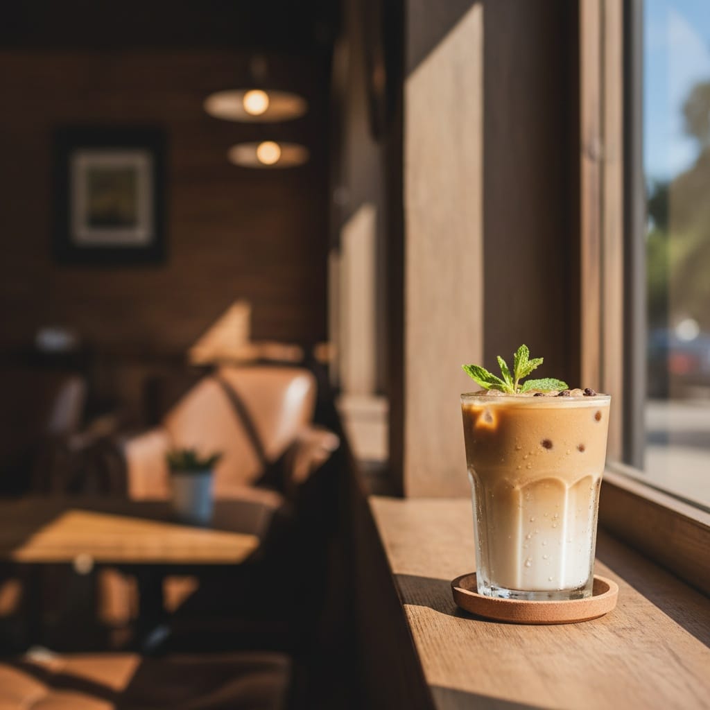cafe window natural light 83281572