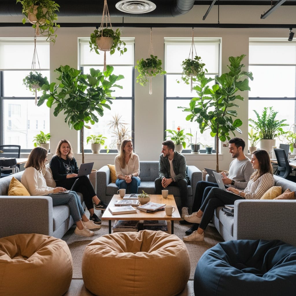 casual lounge breakout area 59942522