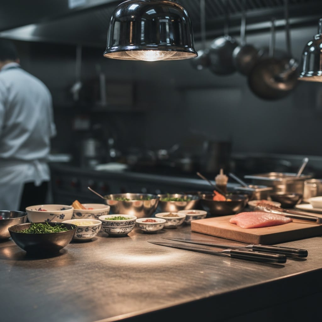 chef station closeup 17983409