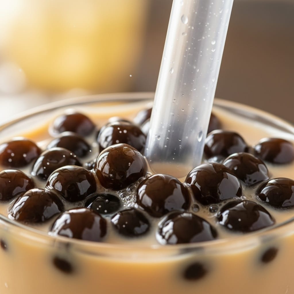 close up straw bubbles 54616231
