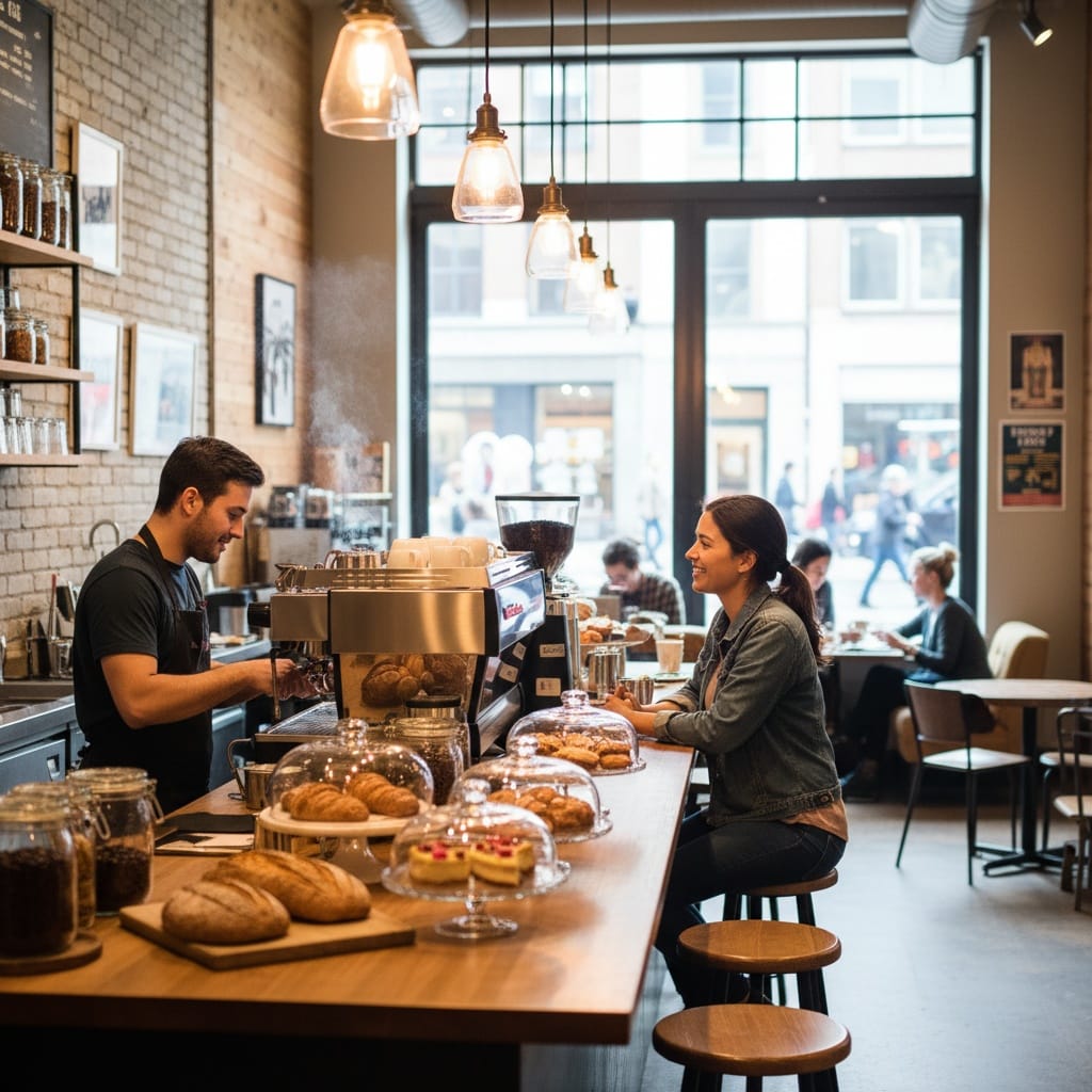 coffee shop interior counter 10690919