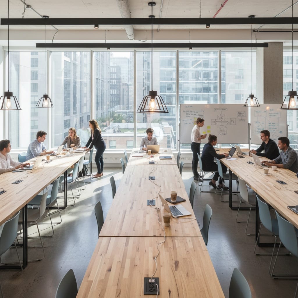 collaborative workspace tables 56251636