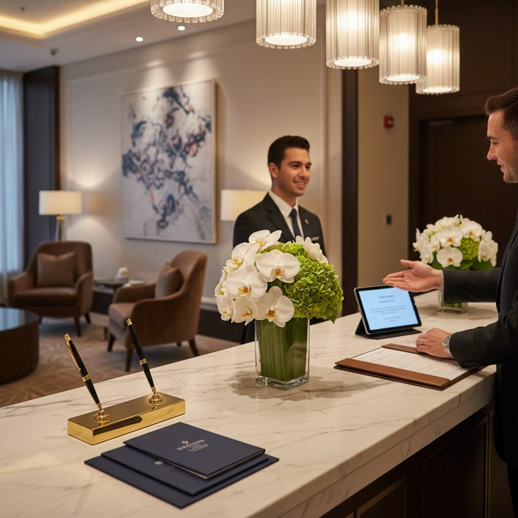 concierge desk lifestyle 91172652