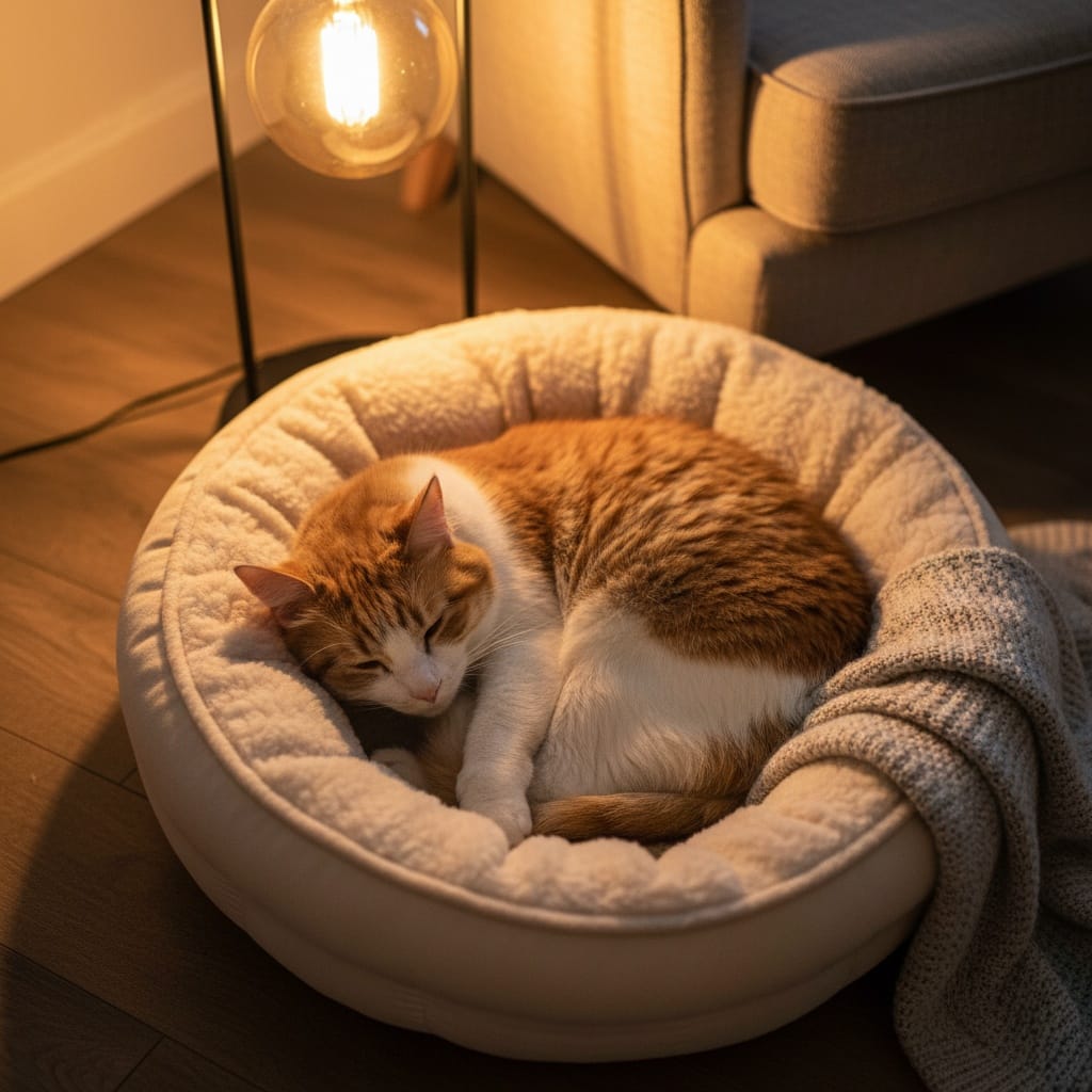 cozy bed resting 59454257