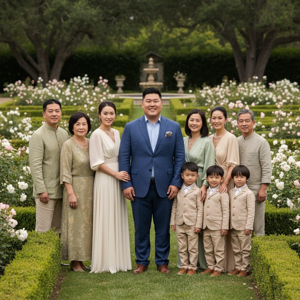 curve asian man formal estate garden 65679510