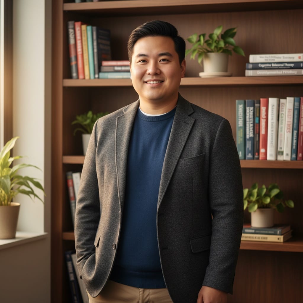 curve asian man library bookshelf background 63396940