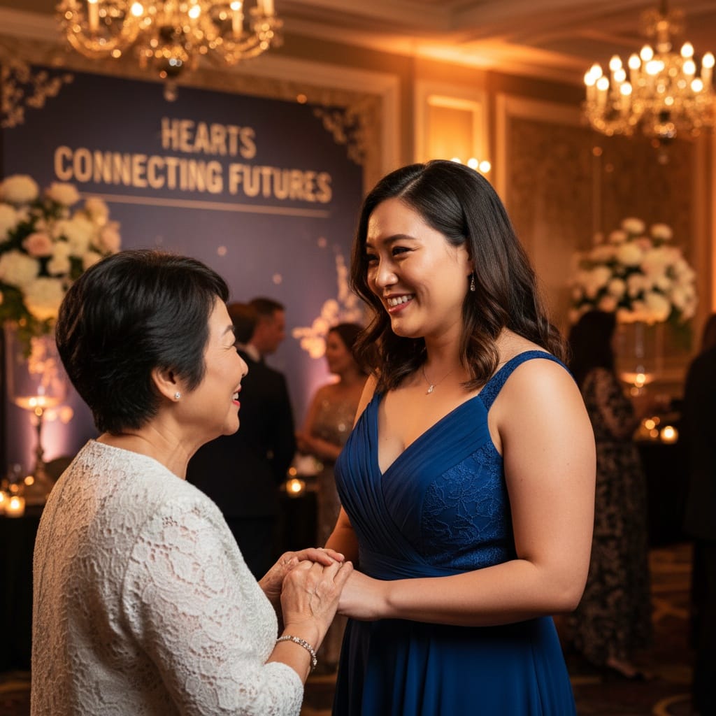 curve asian woman fundraising donor moment 11889003