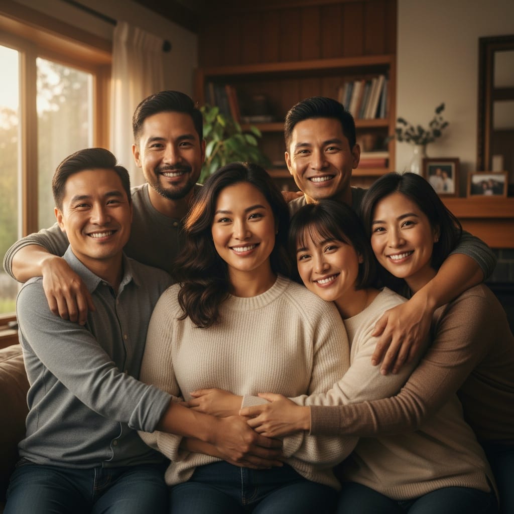 curve asian woman intimate sibling group 64010411