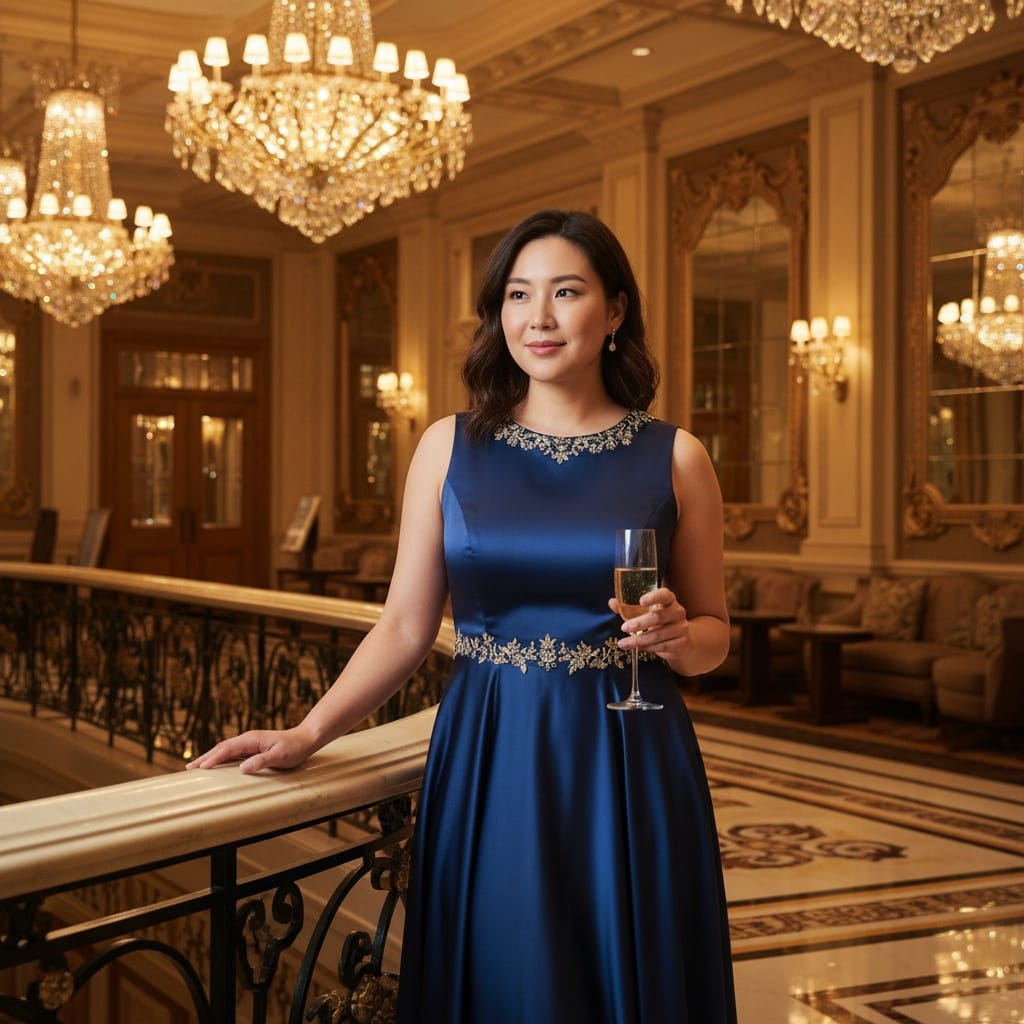 curve asian woman luxury casino interior 65627993