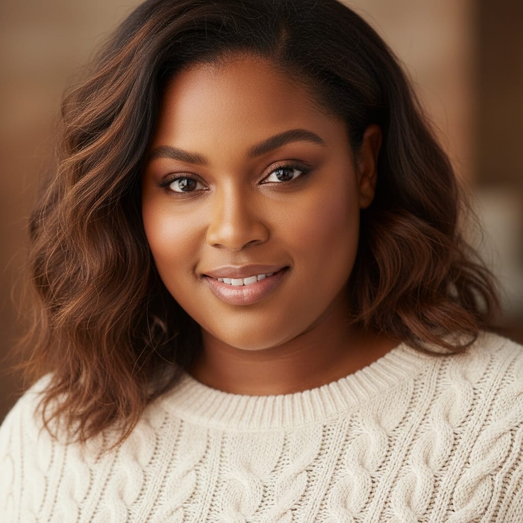 curve black woman close up detail focus 24628943