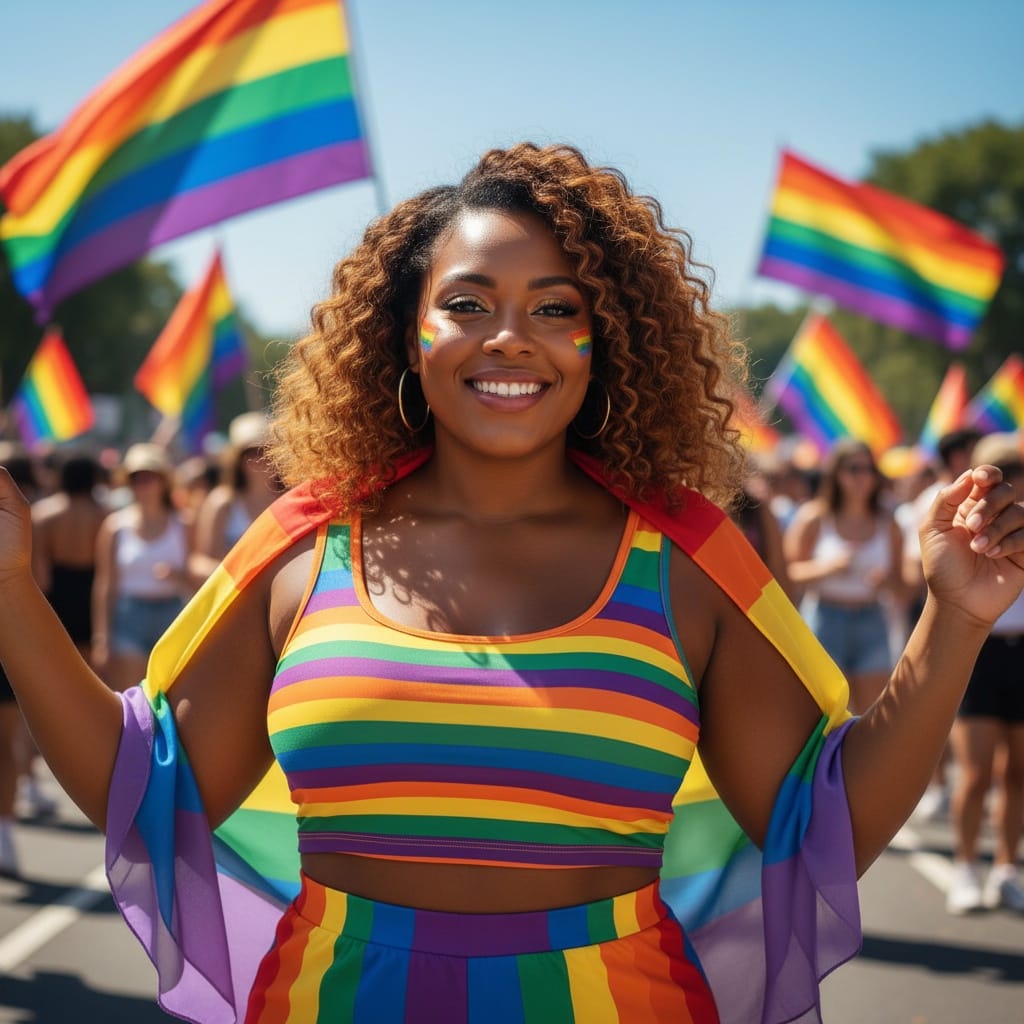curve black woman pride festival vibes 51956464