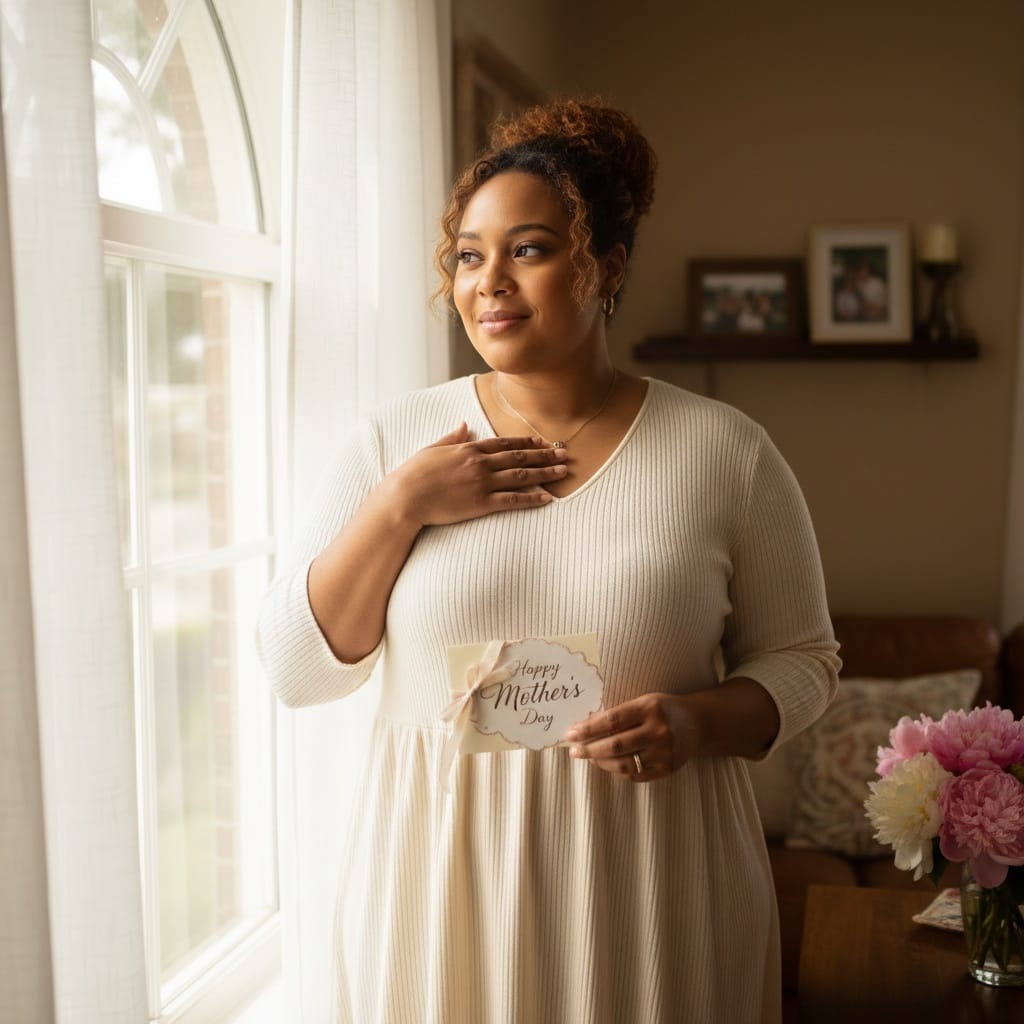 curve black woman window light candid 72729773