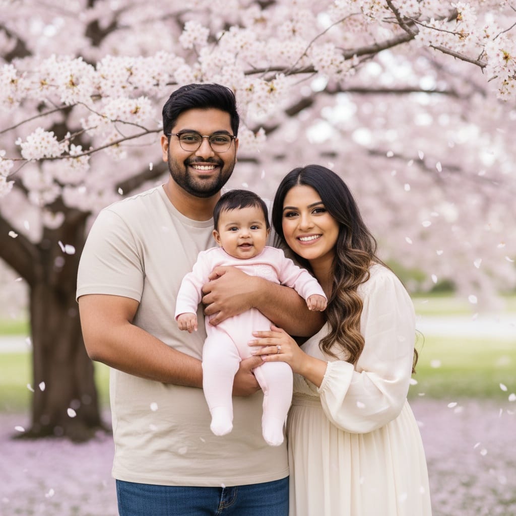 curve indian man flowering tree portrait 20683368