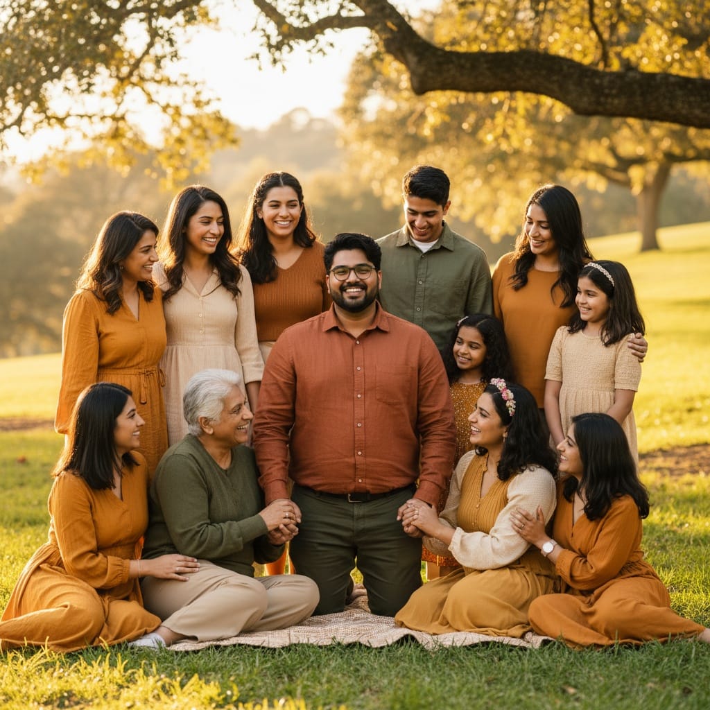 curve indian man outdoor park golden hour 45406213