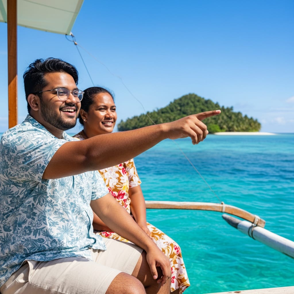curve indian man traditional boat cruise 99213306