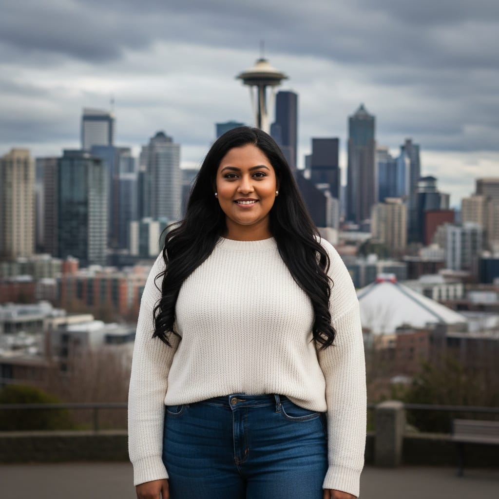 curve indian woman kerry park overlook 67618138