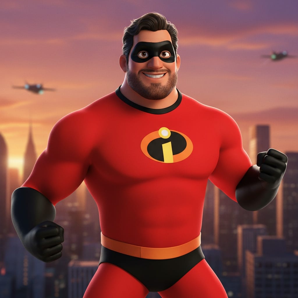 curve latino man incredibles superhero suit 77314920
