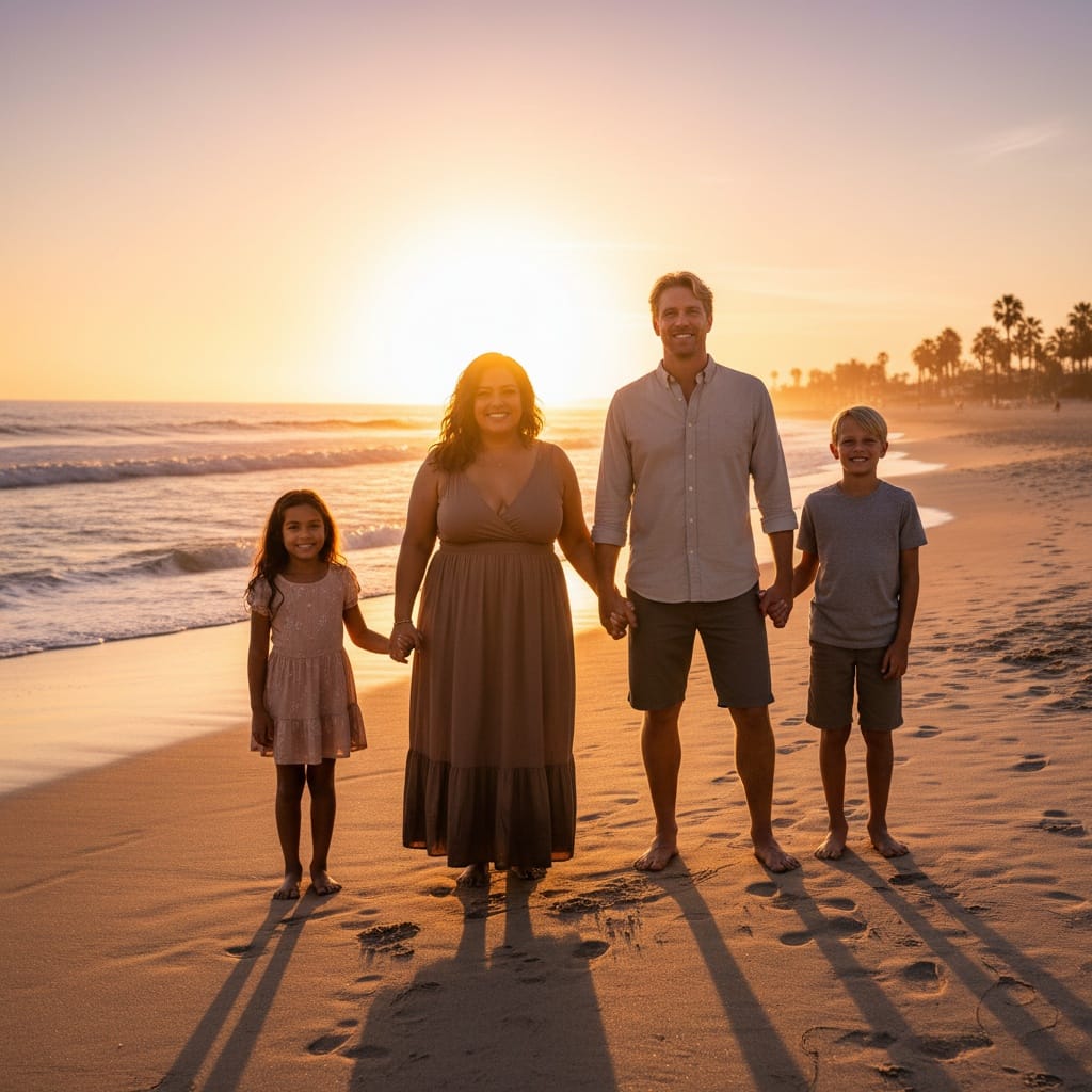 curve latino woman beach sunset silhouette 31840770