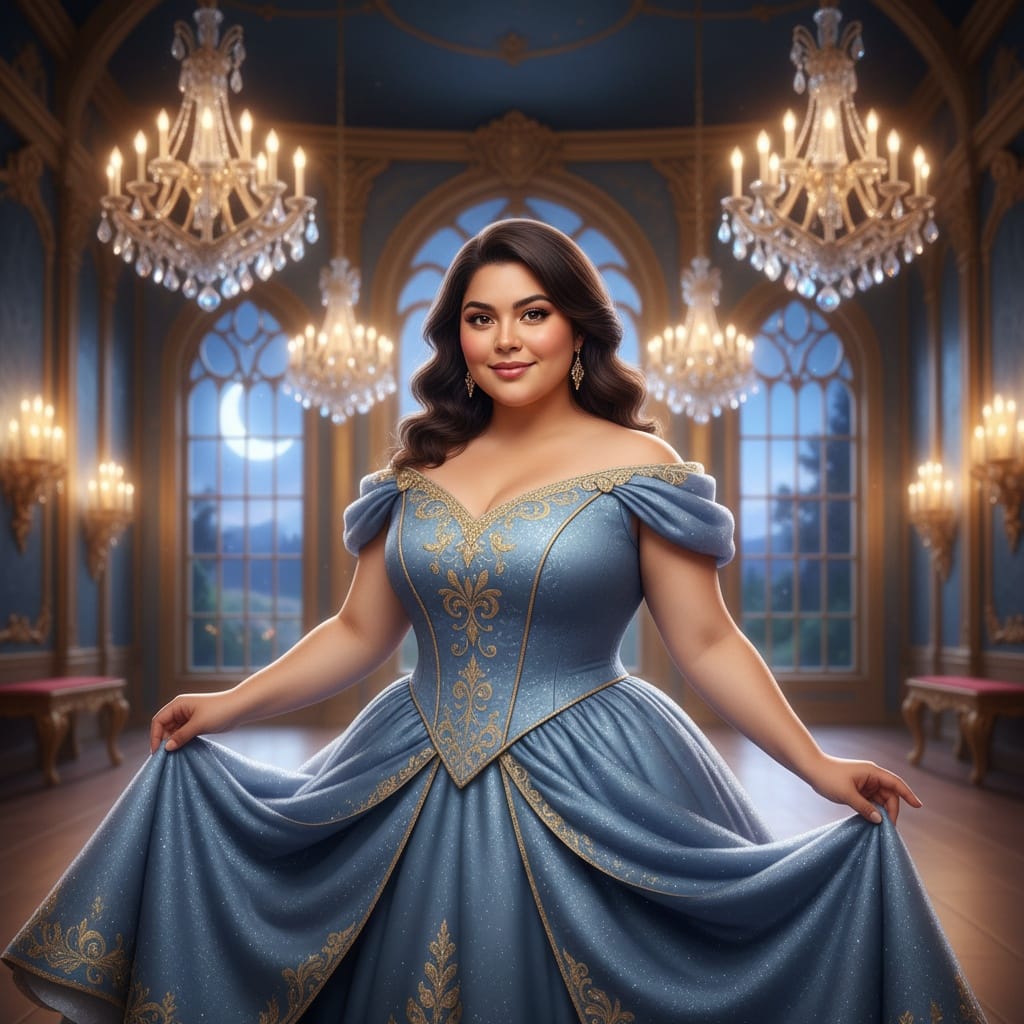 curve latino woman classic disney princess 99929555