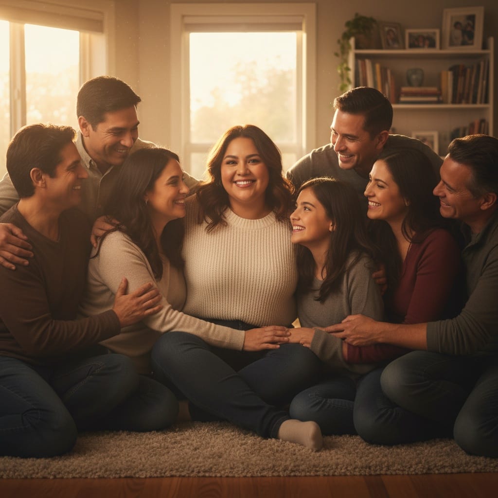 curve latino woman intimate sibling group 30094566
