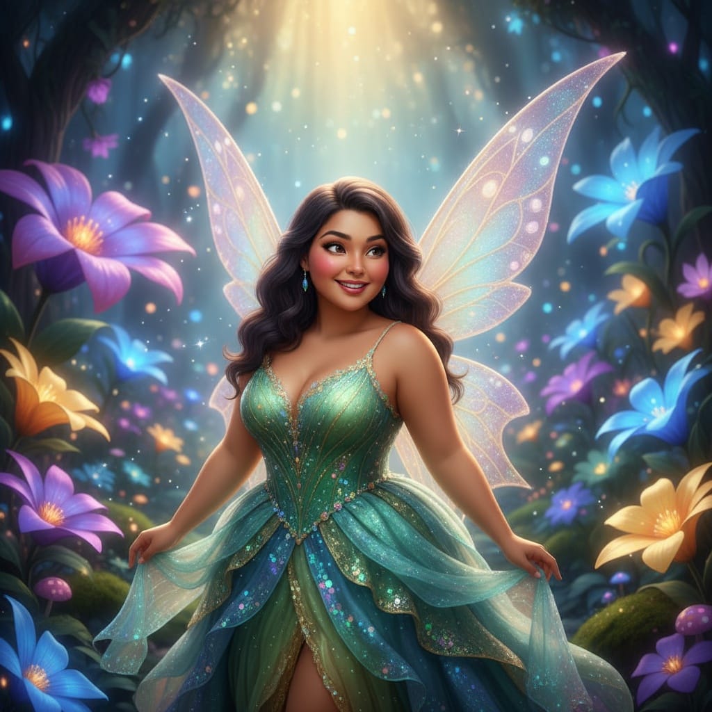curve latino woman pixie hollow fairy 81965845