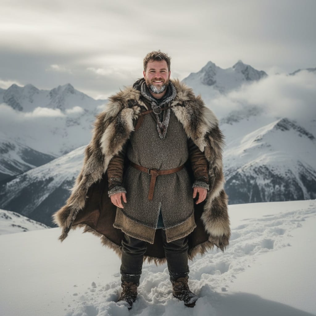 curve white man snowy mountain explorer 10869917
