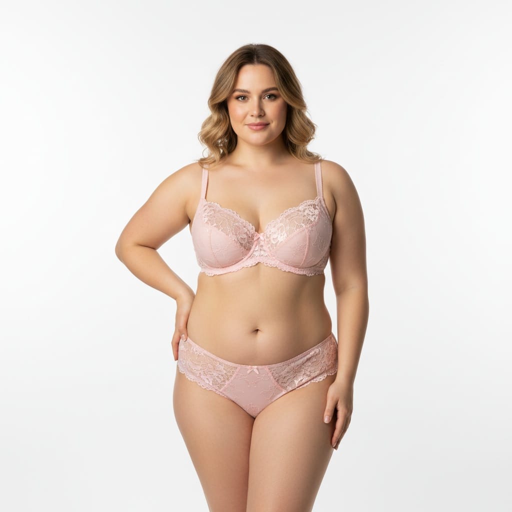 curve white woman white studio backdrop full body 50878426