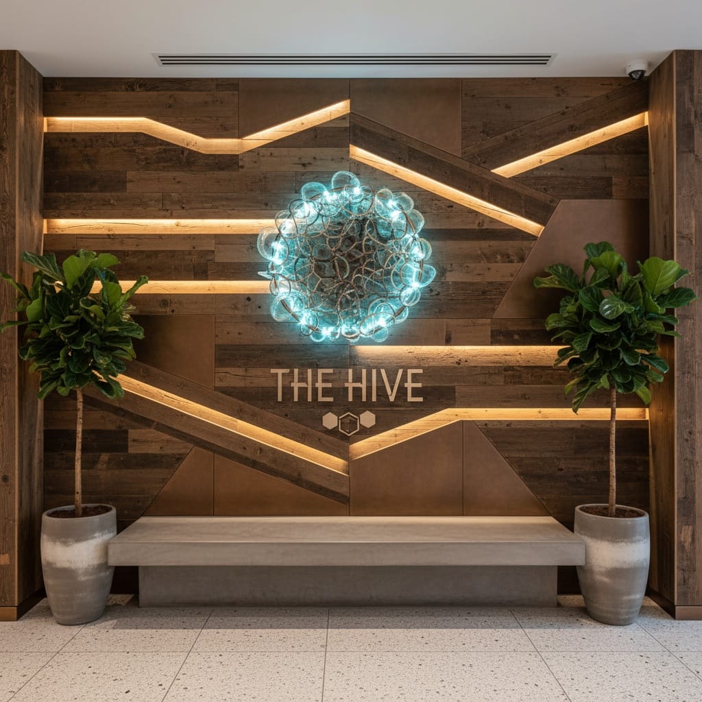 decorative wall feature 32976824