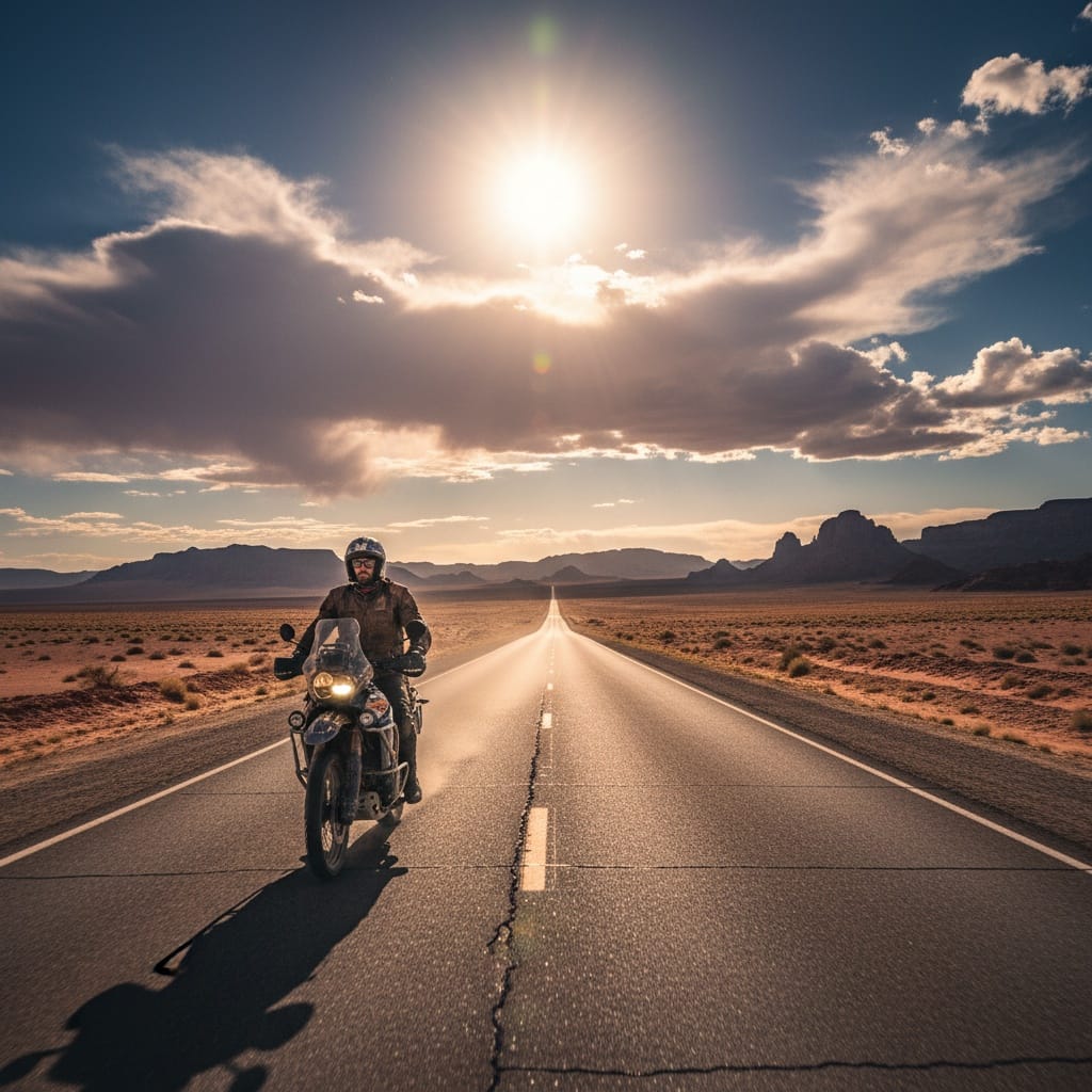 desert highway wide angle 91772236