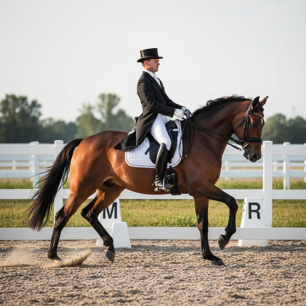 dressage extended trot 62211046
