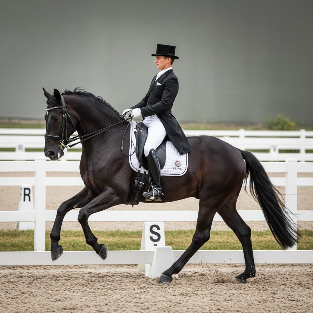 dressage extended trot 64257518