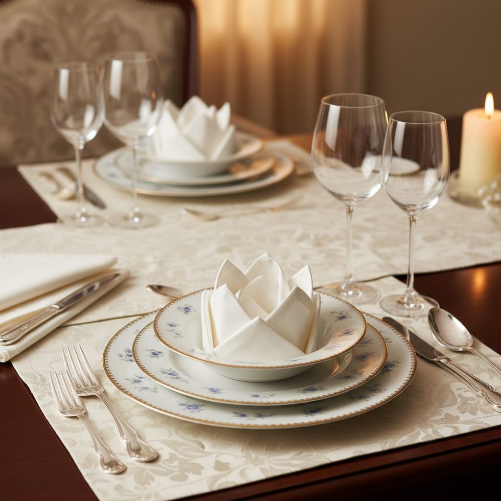 elegant table setting detail 55620405