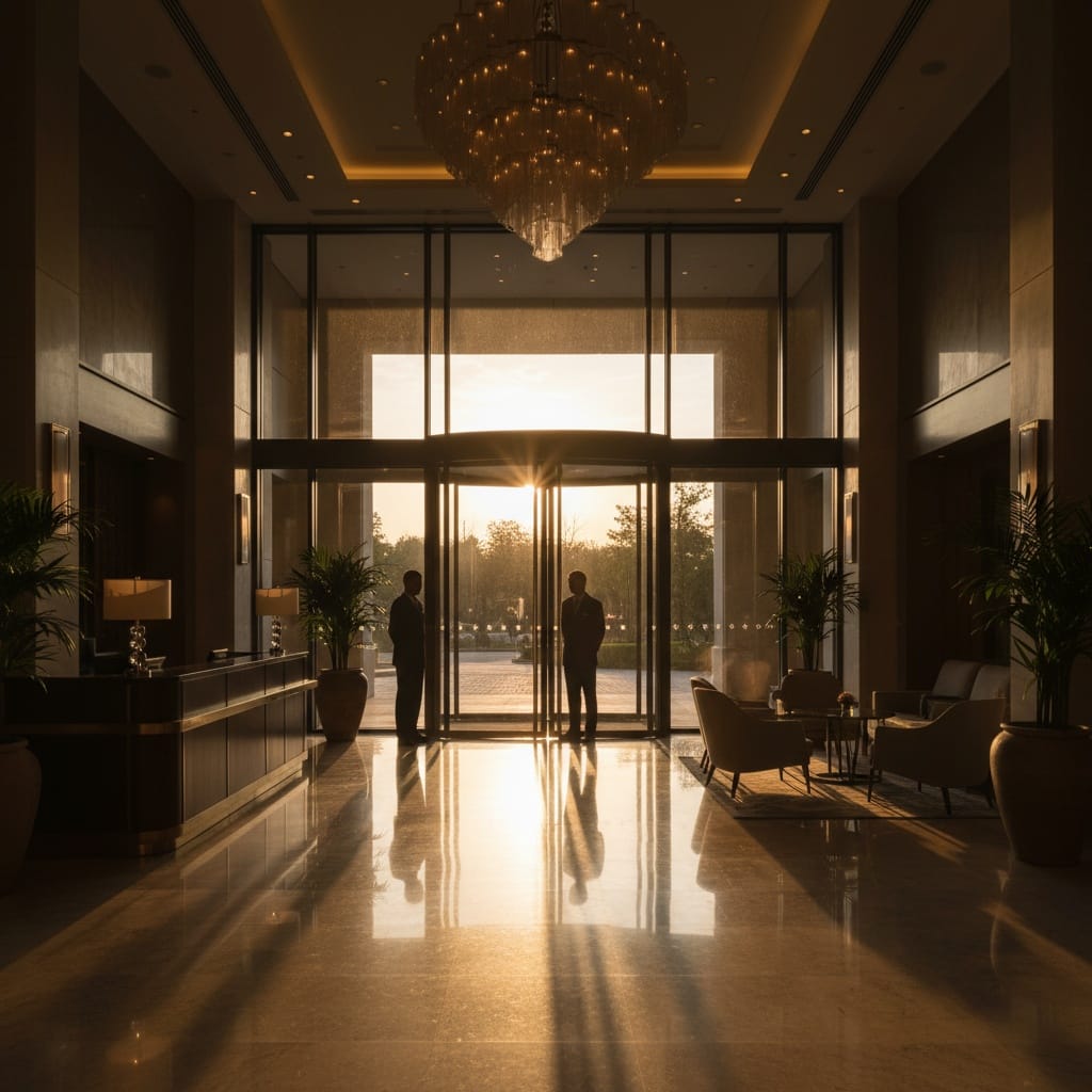 entrance golden hour 97604470