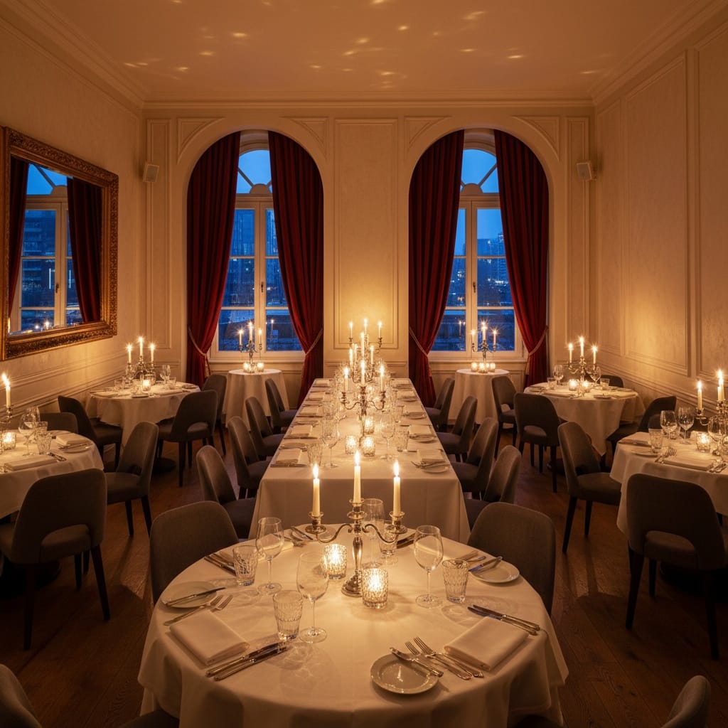 evening ambiance candlelight 85860536