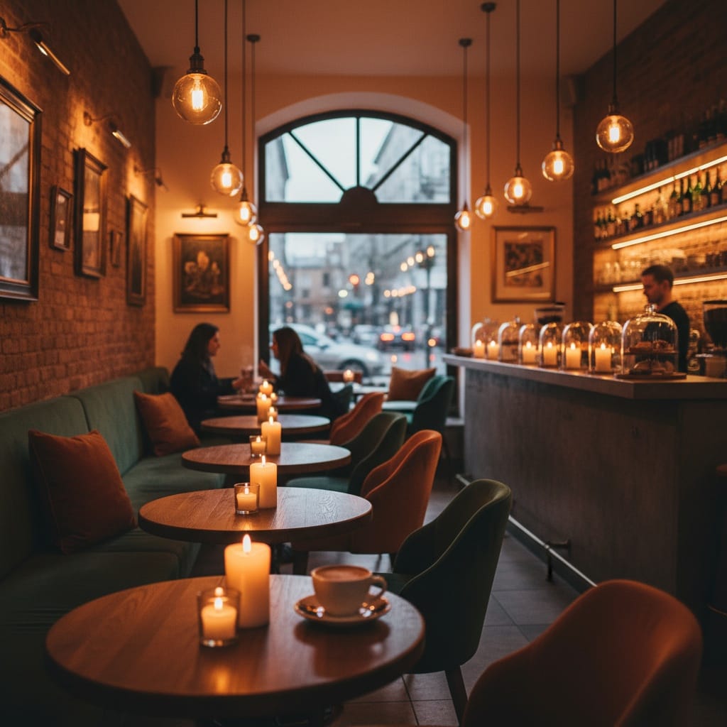 evening ambient mood lighting 74259400